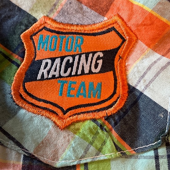 Colorful Plaid Kids Button Down Shirt - Picture 5 of 5